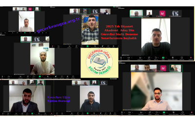 2025 Yılı Diyanet Akademi Aday Din Görevlisi Sözlü Deneme Sınavlarımıza başladık. Tüm öğrencilerimize gerçek sınavda başarılar diliyoruz.