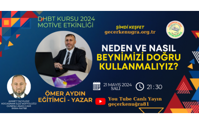 2024 YILI DHBT KURSUMUZDA MOTİVE ETKİNLİKLERİMİZ BAŞLIYOR