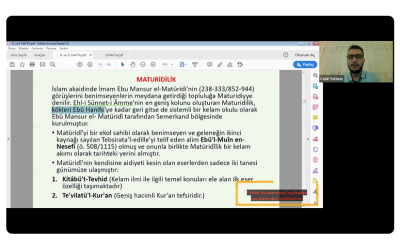 DHBT KURSUMUZDA CELAL YORMAZ HOCAMIZ MEZHEPLER TARİHİ DERSİ İLE HER PAZARTESİ 20:30'DA YOU TUBE CANLI YAYINI İLE SİZLERLE