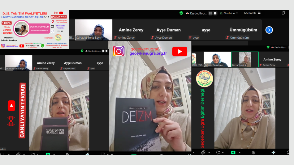D.İ.B. TANITIM FAALİYETLERİ - MANİSA İL MÜFTÜ YARDIMCIMIZ DERYA TOPALCIK İLE DİYANET GENÇLİK HİZMETLERİ KONULU SÖYLEŞİ 1/10
