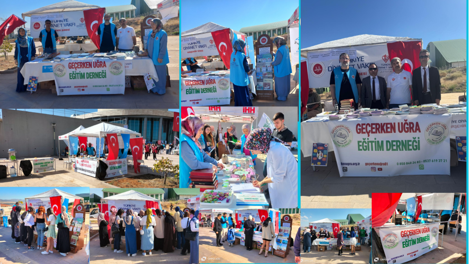 Kırşehir İl Müftülüğü, Türkiye Diyanet Vakfı Kırşehir Şubesi ve Geçerken Uğra Eğitim Derneği işbirliği ile Ahi Evran Üniversitesi Öğrenci Toplulukları ve STK Buluşması Tanıtım günlerinde tanıtım standı açarak kendimizi ve faaliyetlerimizi tanıttık. İki gün süren tanıtım günleri boyunca üniversite öğ