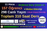 DHBT KURSUMUZU VE DHBT KAMPIMIZI TAMAMLADIK. EMEĞİ GEÇEN TÜM HOCALARIMIZA TÜM ÖĞRENCİLERİMİZ ADINA TEŞEKKÜR EDİYORUZ.