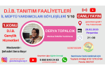 GEÇERKEN UĞRA EĞİTİM DERNEĞİ D.İ.B. TANITIM FAALİYETLERİ İL MÜFTÜ YARDIMCILARI SÖYLEŞİLERİ 1/10