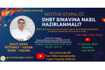 DHBT YAZARI RAUF ŞARA İLE DHBT ÜZERİNE YAPACAĞIMIZ SÖYLEŞİYE DAVETLİSİNİZ. 12.08.2024 PAZARTESİ SAAT:20:00’ GEÇERKENUĞRA81 YOU TUBE KANALIMIZDA