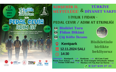 Etkinliğimiz Kırşehir İçin Geçerlidir. Kırşehir'de oturan bütün üyelerimizi ve bisiklet tutkunu bütün gençlerimizi bekliyoruz.