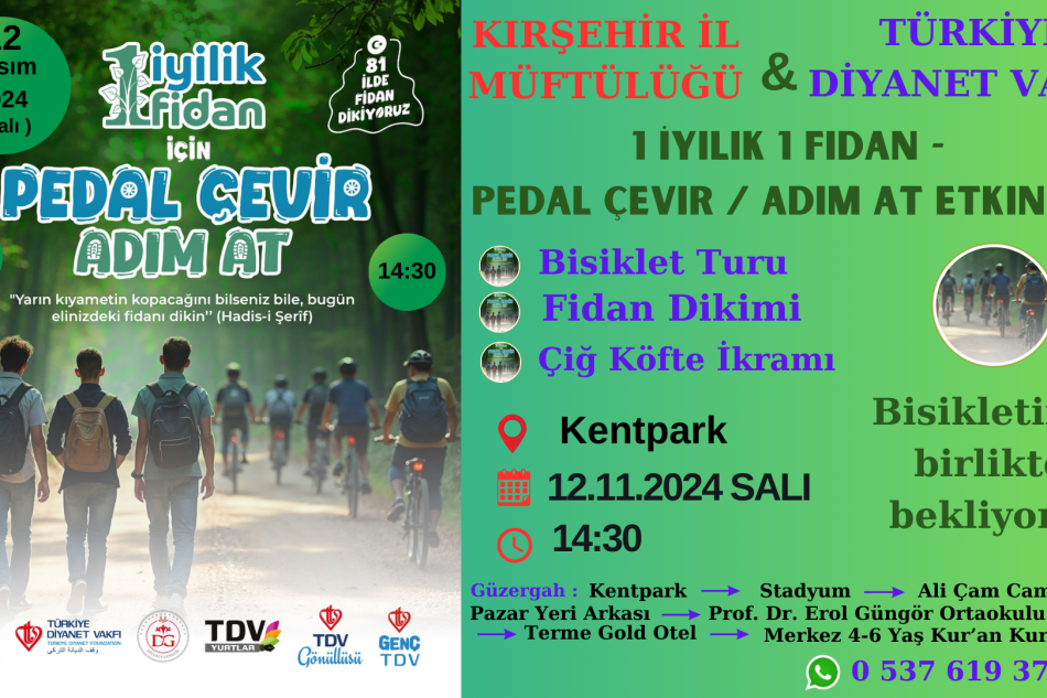 Etkinliğimiz Kırşehir İçin Geçerlidir. Kırşehir'de oturan bütün üyelerimizi ve bisiklet tutkunu bütün gençlerimizi bekliyoruz.