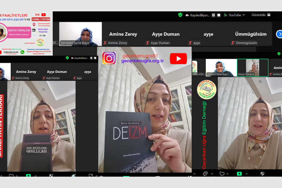 D.İ.B. TANITIM FAALİYETLERİ - MANİSA İL MÜFTÜ YARDIMCIMIZ DERYA TOPALCIK İLE DİYANET GENÇLİK HİZMETLERİ KONULU SÖYLEŞİ 1/10