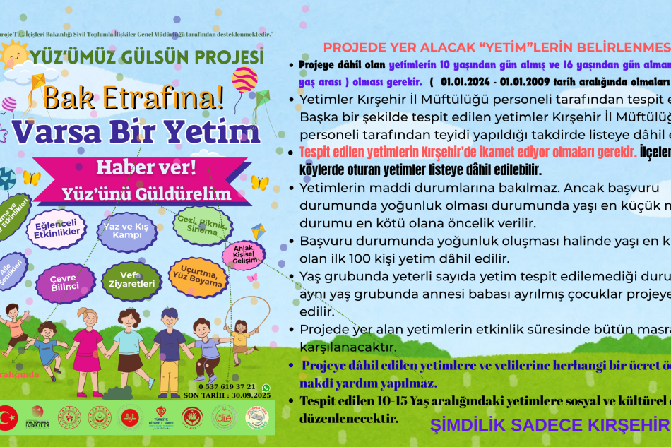 KIRŞEHİR VALİLİĞİ İLE GEÇERKEN UĞRA EĞİTİM DERNEĞİ ARASINDA YÜZ’ÜMÜZ GÜLSÜN PROJESİ KAPSAMINDA İŞ BİRLİĞİ PROTOKOLÜ İMZALANDI.
